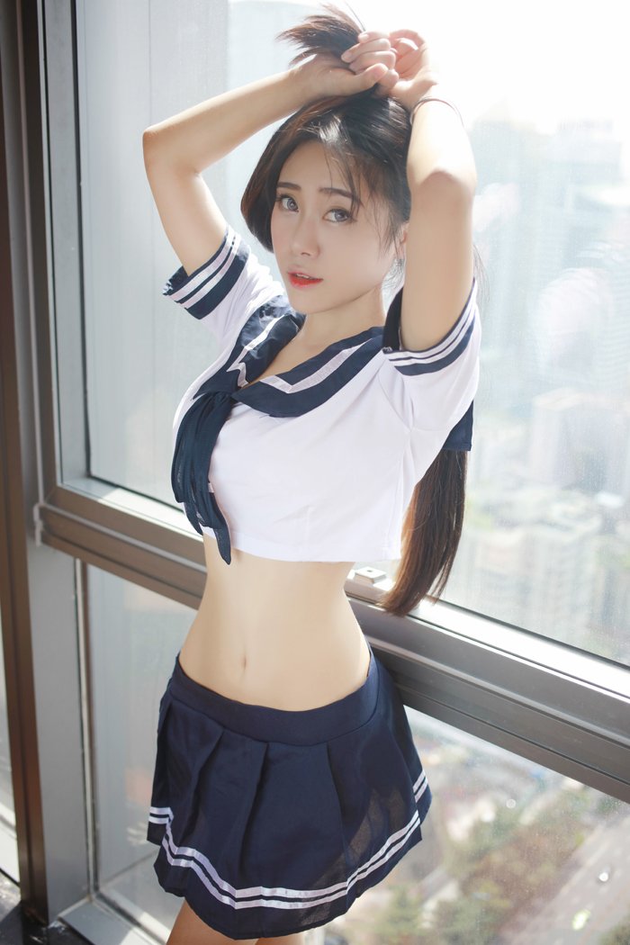 性感女仆兜豆靓Youlin百变制服诱惑(11)