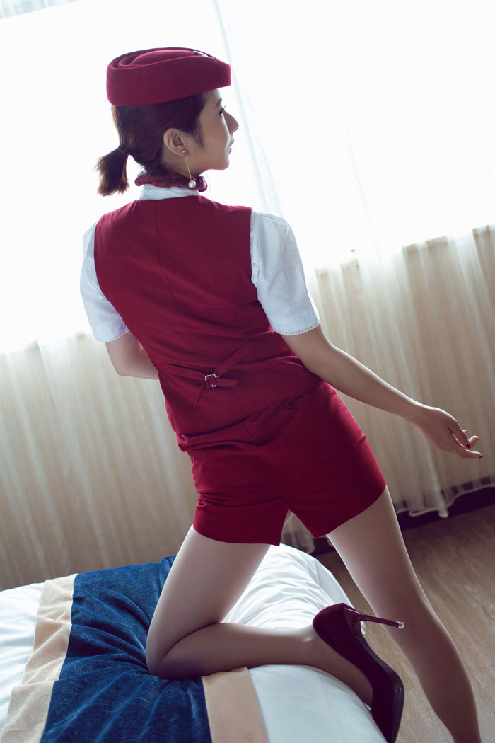 兔女郎莉莉玩变装制服诱惑看点足(12)